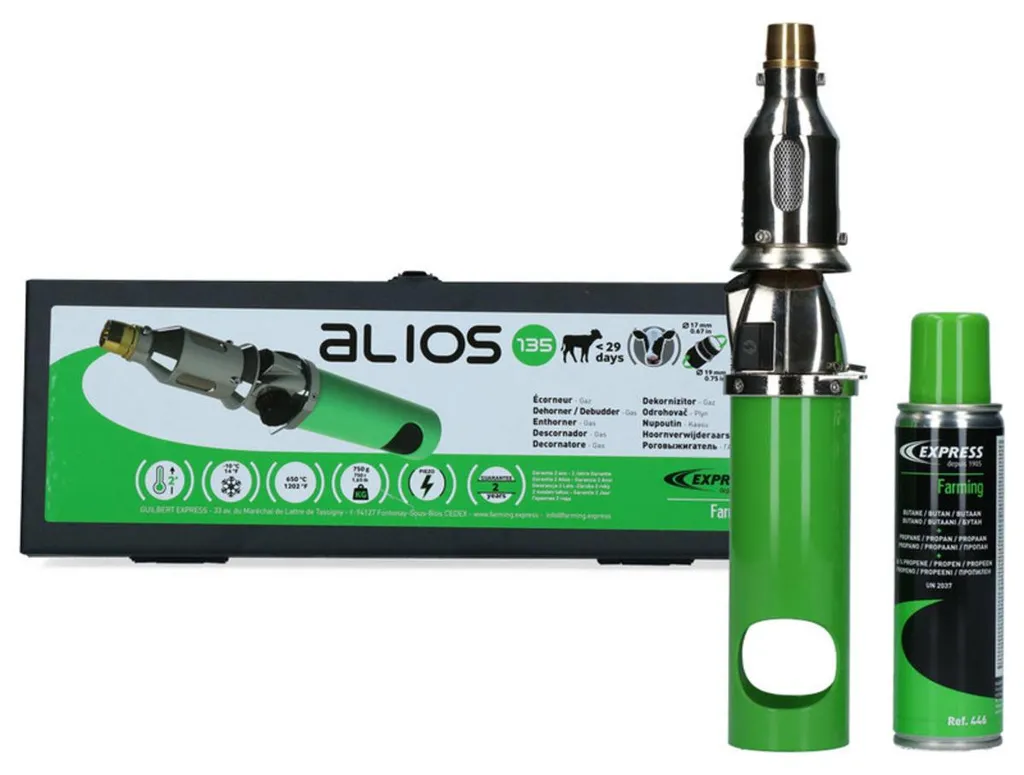 Écornage sans stress : barre Express Alios gaz 17/19 mm efficace