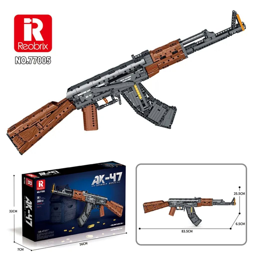 Reobrix 77005 Bausatz AK 47, bestehend aus 1355 Produktbild 