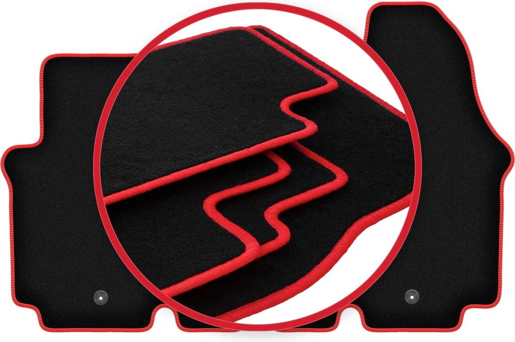 CARLUX-RED Automatten für: Nissan Primastar Van (2001-2014)