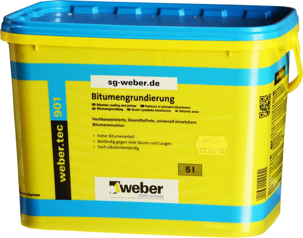weber.tec 901 Bitumengrund 5L