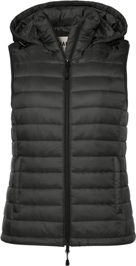 HAKRO Damen Kapuzen-Loftweste #297 Gr. 3XL karbongrau