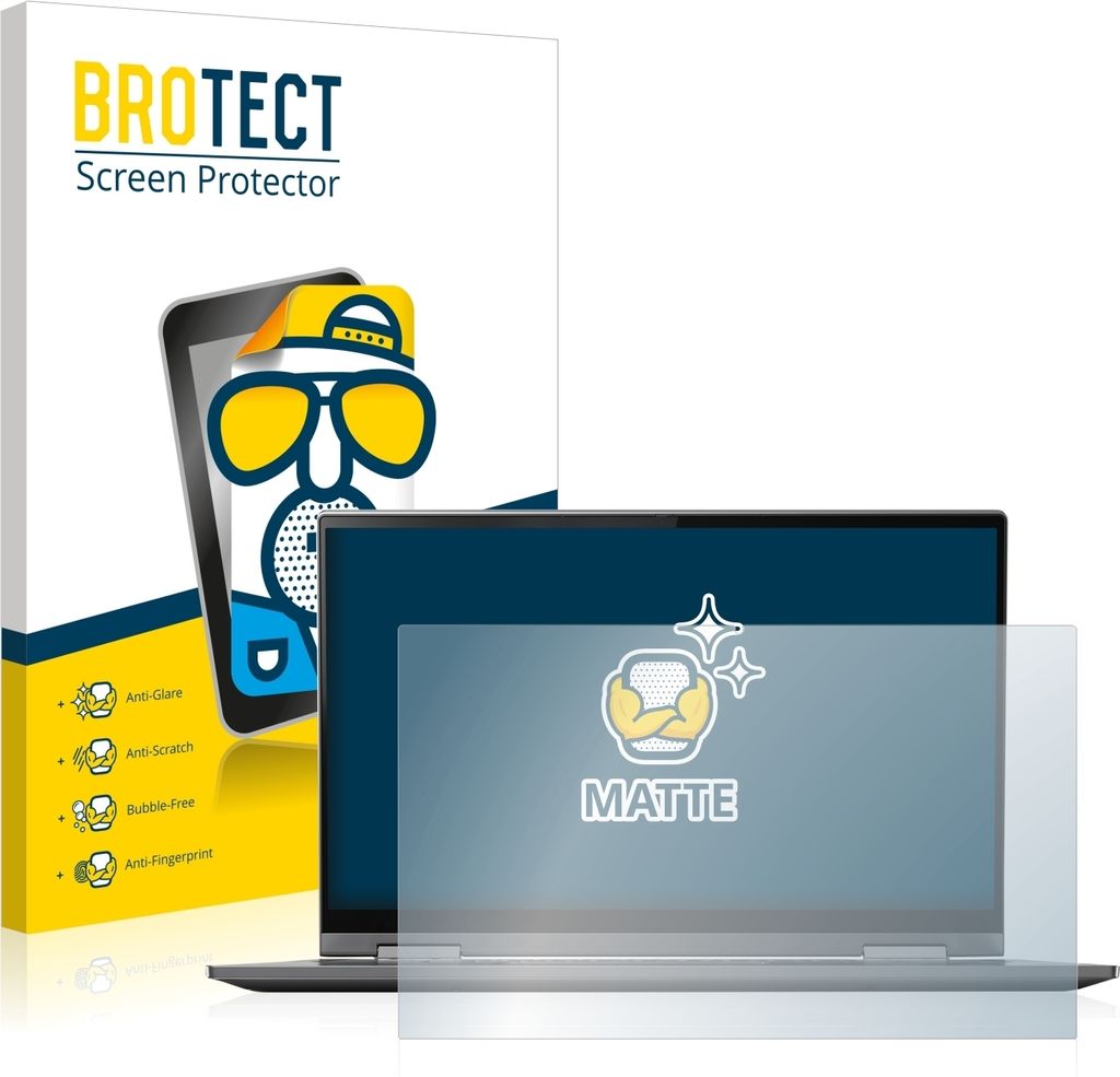 BROTECT Schutzfolie für Lenovo Yoga C740 14" Displayschutz Displayschutzfolie Folie Matt Entspiegelungsfolie