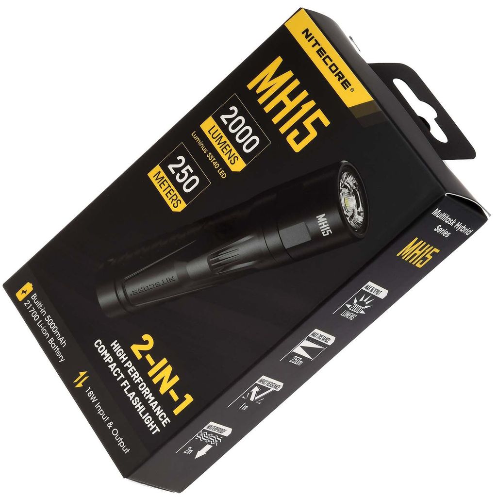 Nitecore MH15 Taschenlampe, Leuchte inkl. Produktbild 
