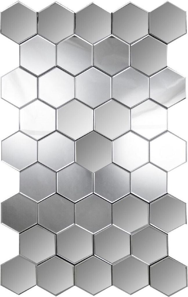 Casa Padrino Designer Wandspiegel Silber 75 x H. 120 cm - Moderner Wohnzimmer Spiegel - Luxus Kollektion