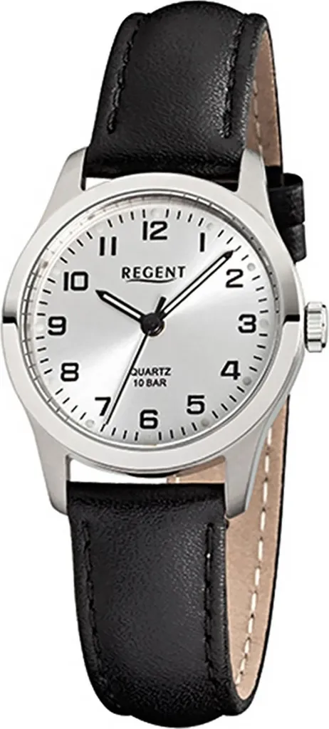 Montre Femme en Titane Léger Regent Bracelet Noir Classique F-899