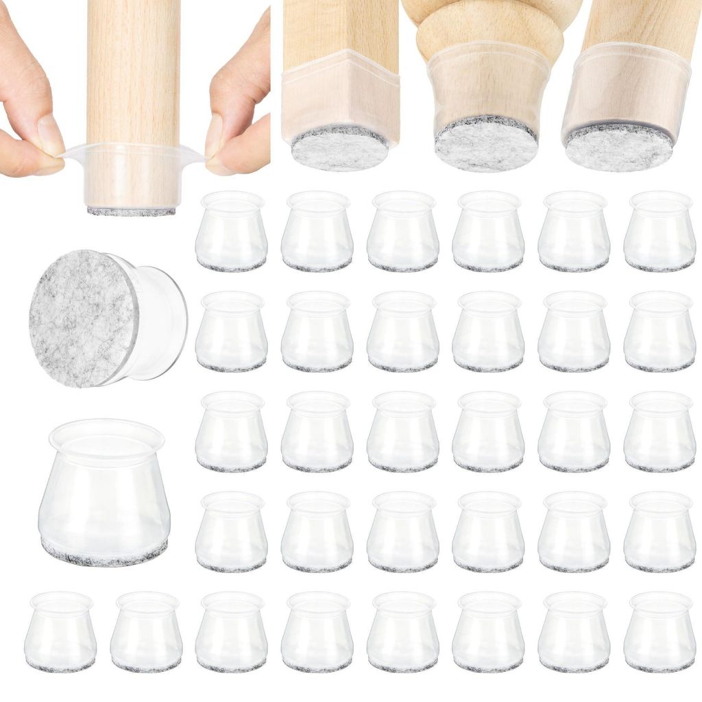 Aneaseit 32er Pack Stuhlbeinkappen - 38mm - Set Filzgleiter Produktbild 
