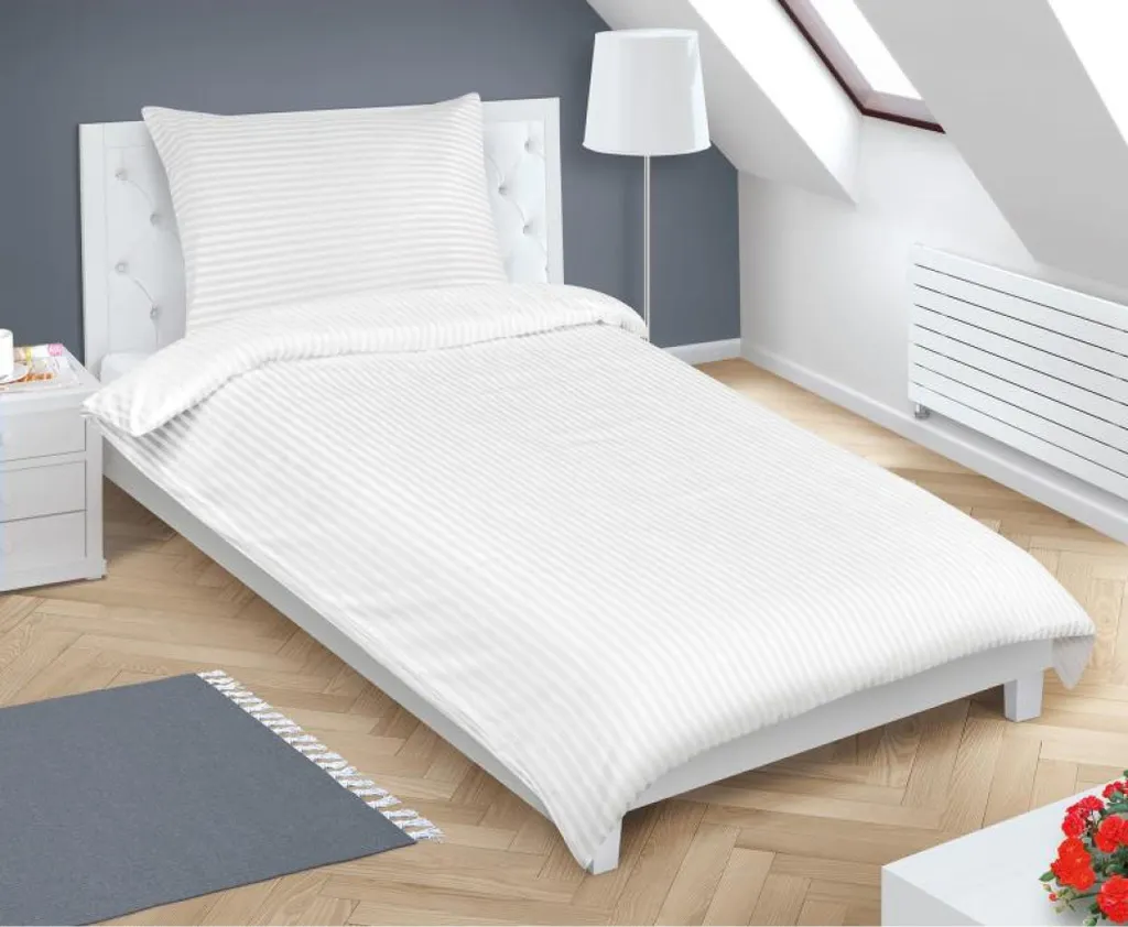 Biancheria da Letto Hotel 140x200 Bianco Cotone | Set Federa 70x90