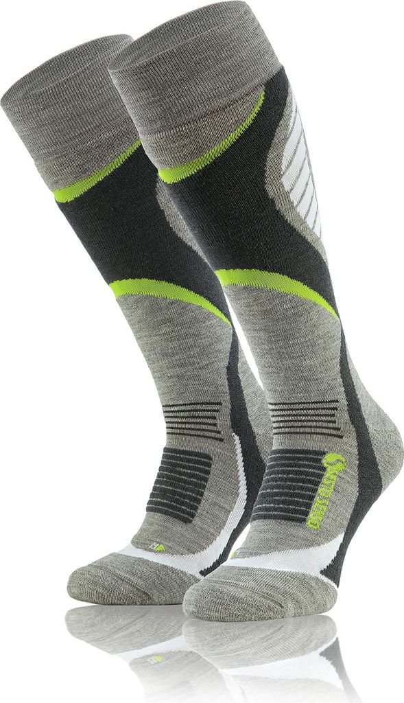 Sesto Senso Sportliche Skisocken und Snowboardsocken Uni Warme Hohe Wintersocken Kniestrümpfe