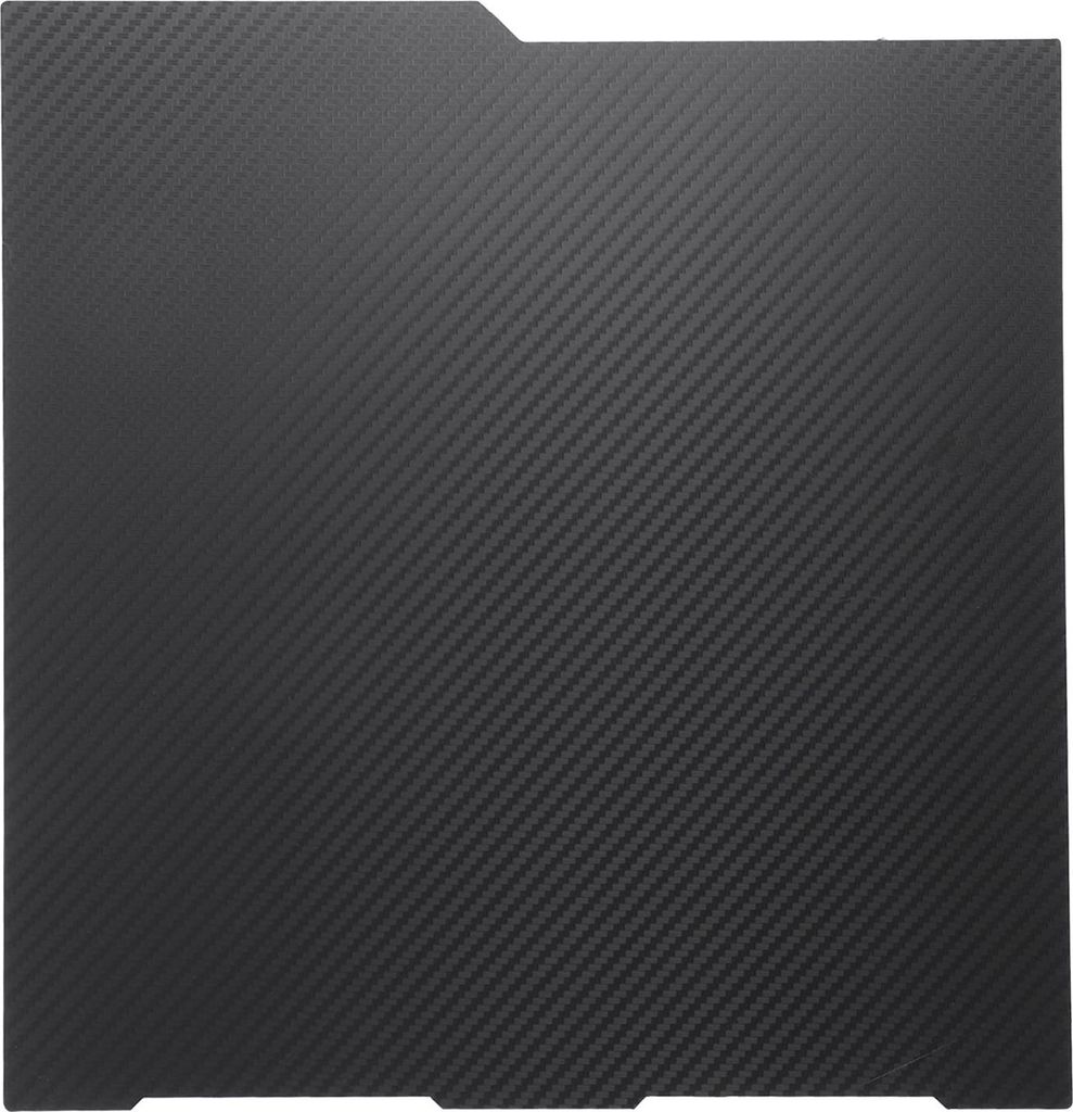 Flexible Bauplatte mit PEI-Oberfläche, glatter PET-Oberfläche und Kohlefaser-Doppelseite, 256 x 268 mm, 3D-Druckplattform für Kobra 3