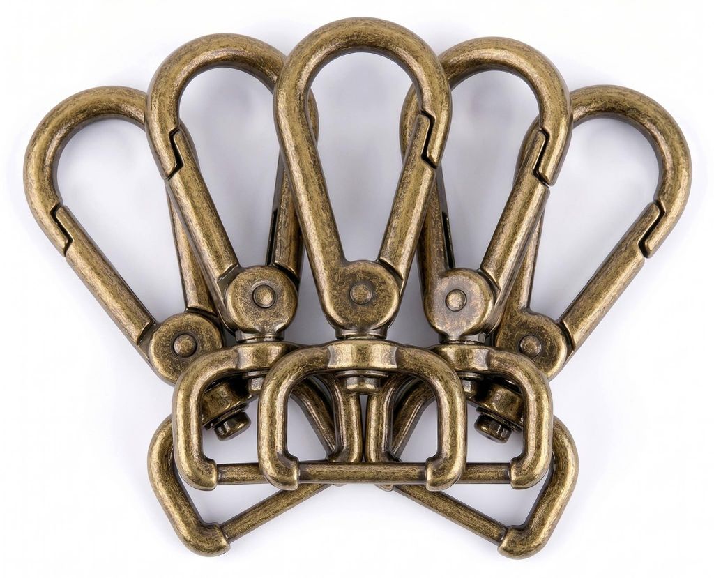 5 Karabiner Karabinerhaken Taschenkarabiner Größen Farbwahl Gurtband Hundeleinen