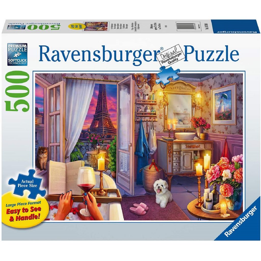 Ravensburger Puzzle – Gemütliches Badezimmer – 500 Teile