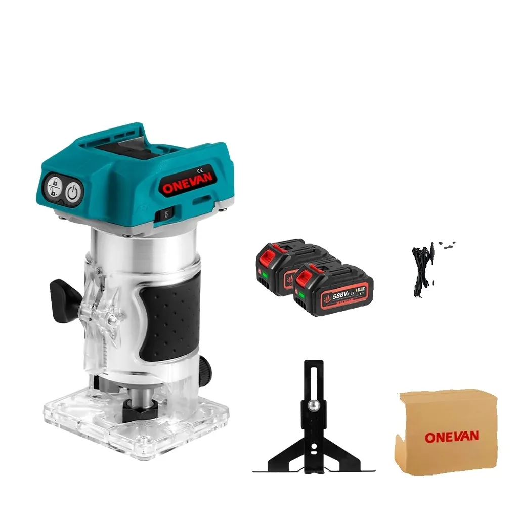 Défonceuse bois 1600W sans fil pour finir vos travaux sans contrainte 2Ah