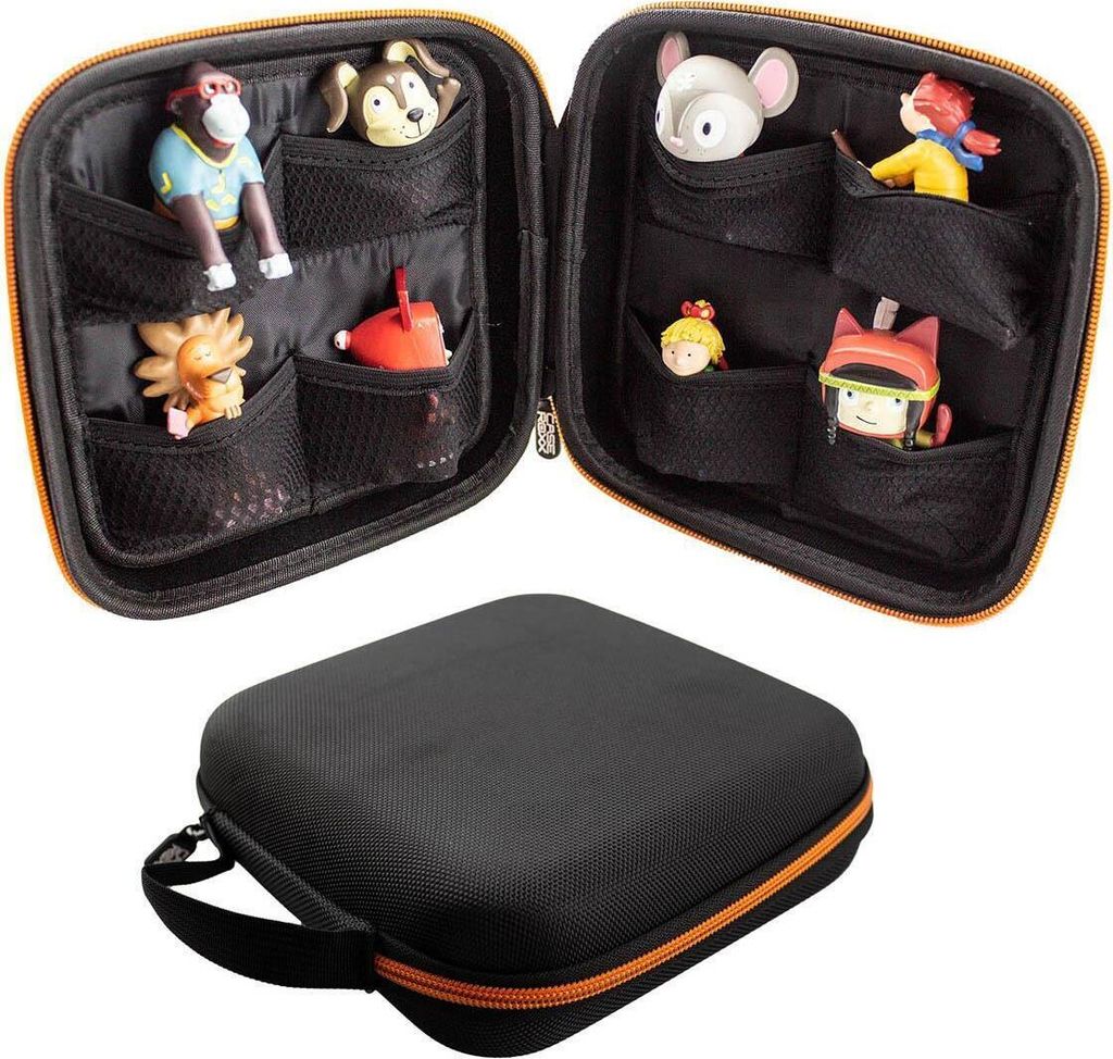 caseroxx Transporttasche für Tonie Figuren, Transport Aufbewahrung Etui Hülle Schutz