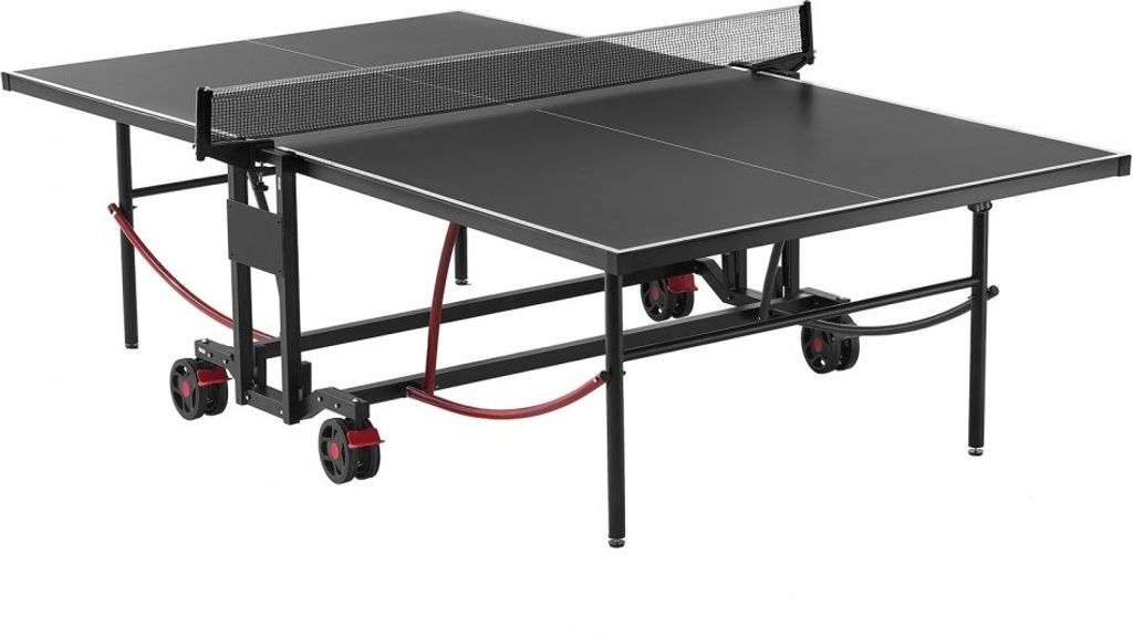 Tischtennistisch - Rollbarer Tragbarer Ping-Pong-Tisch - Klappbare Tischtennisplatte für Innen und Außen