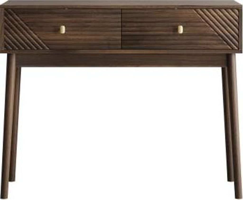 Schreibtisch Walnuss 100x35x80 cm Century Modern Produktbild 