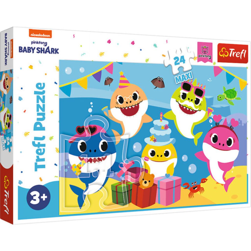 Puzzle S.CENA - _24 Maxi_ - Happy Baby Shark / Viacom Baby Obrázek produktu 