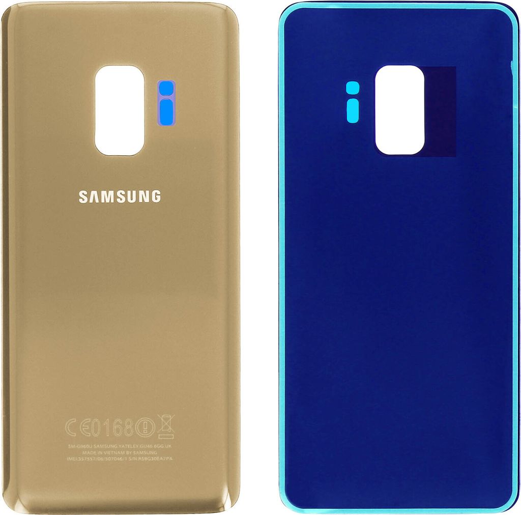 Ersatzteil Akkudeckel, neue Rückseite für Samsung Galaxy S9 – Gold