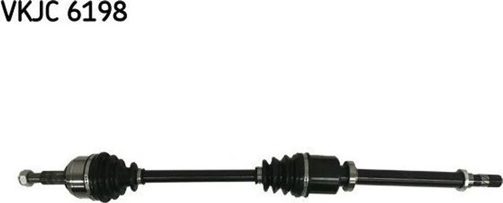 SKF VKJC 6198 Antriebswelle Vorne Rechts für RENAULT MEGANE III Grandtour (KZ0/1) Scénic III (JZ0/1) GRAND SCÉNIC III (JZ0/1) Megane III Schräg...