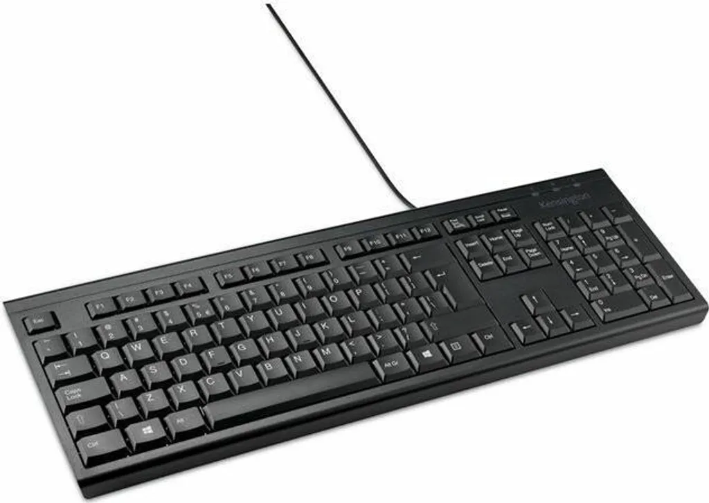 Clavier d'ordinateur Kensington KB100 EQ noir pour bureau et maison