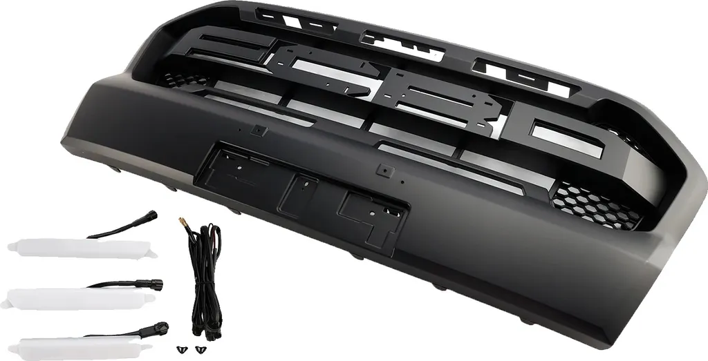 Calandre Style Raptor pour Ford Ranger : Look Agressif avec LED Orange