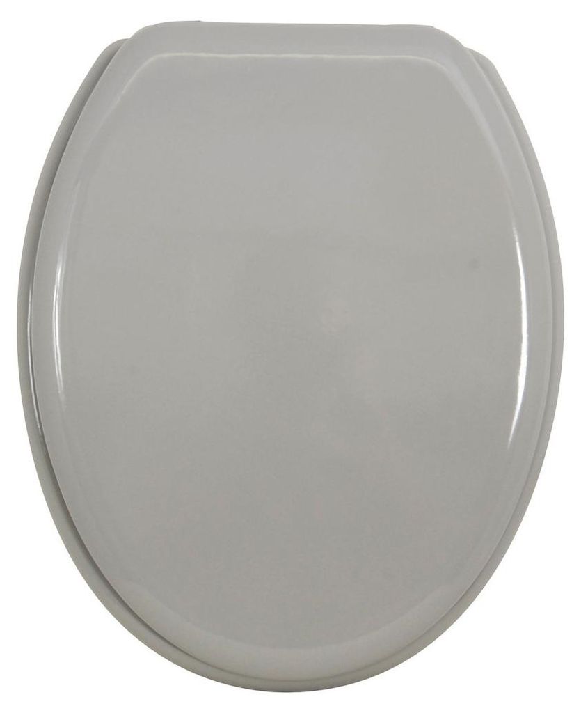MSV WC-bril en toiletdeksel, MDF-houten kern, kleur Productafbeelding 