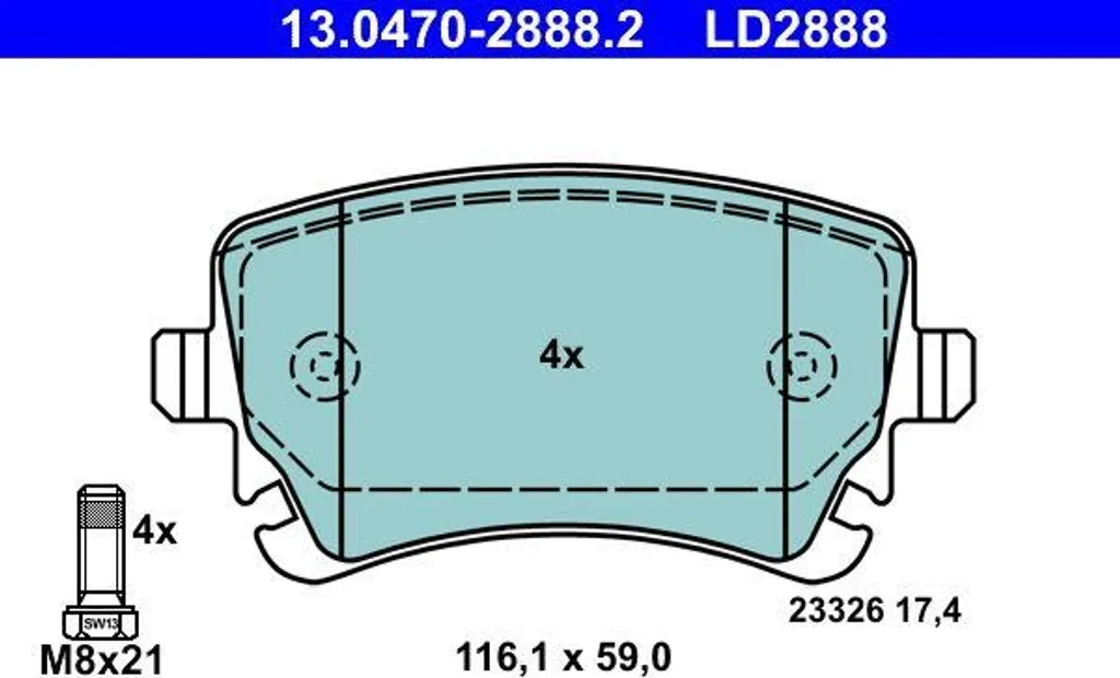 Plaquettes de Frein ATE pour Audi A6 4F - Finis les Sifflements au Freinage
