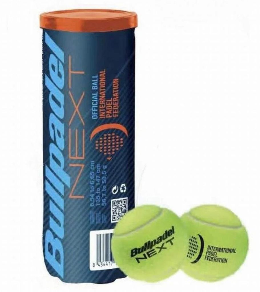 3er-Pack Bullpadel Fip Next Padelbälle Mehrfarbig