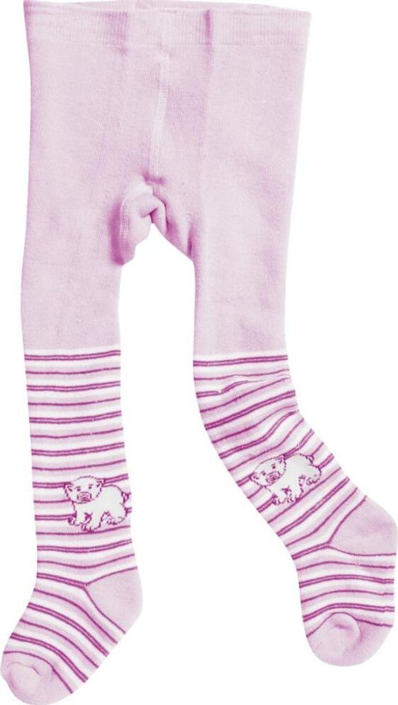 Playshoes Thermo-Strumpfhose rosa Eisbär 122/128