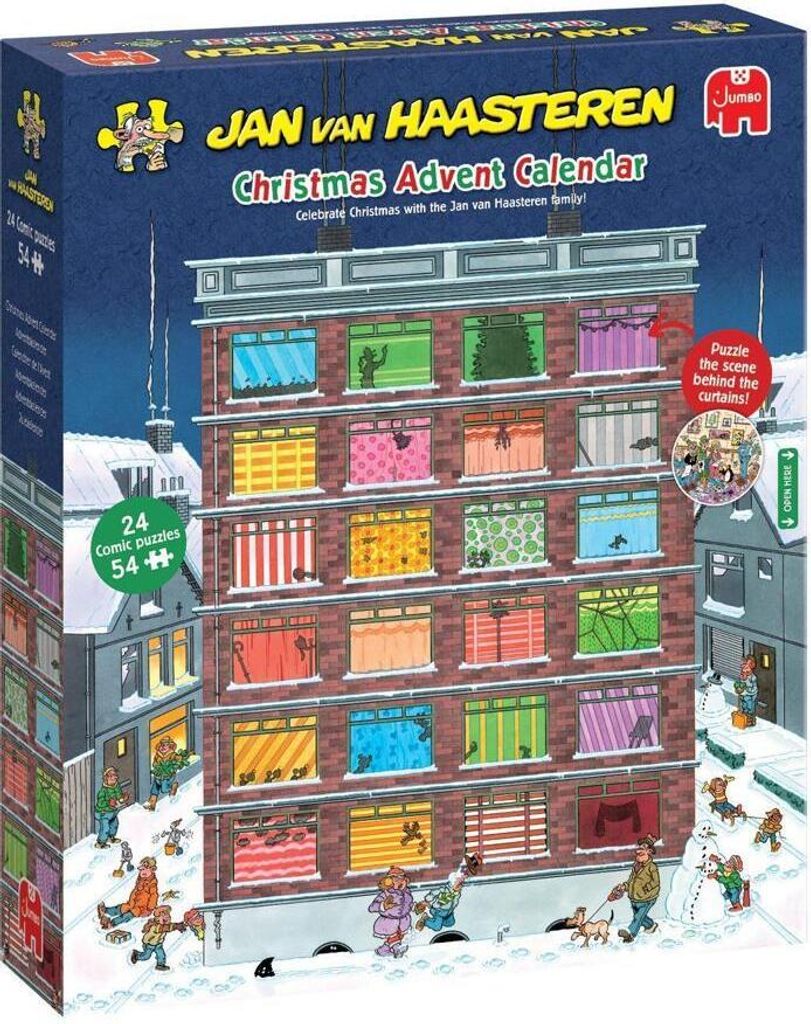 Jan van Haasteren - Christmas Adventskalender, 54 Stück(e), Produktbild 