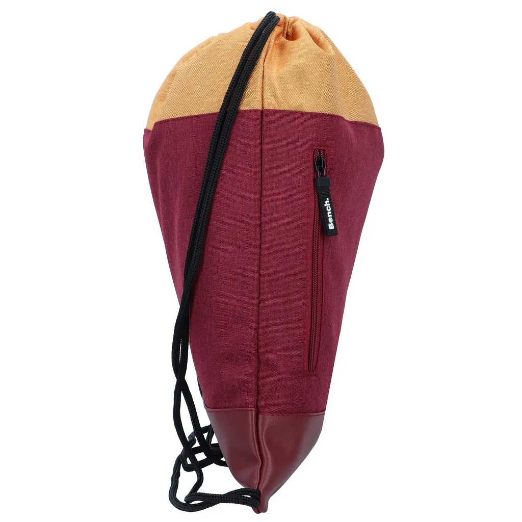 Bench Gymbag Borsa Ginnastica - Ocher Berry Multicolore con Tasca Zip - 4