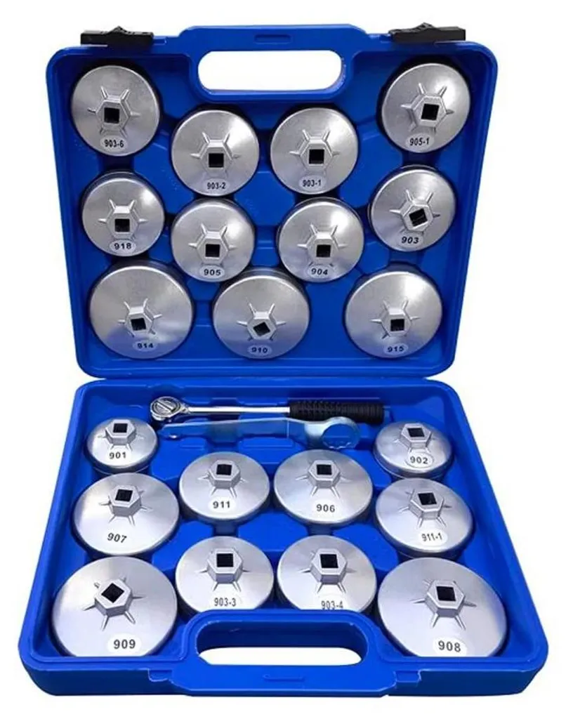 Kit vidange auto : clé à douille filtre à huile et cliquet robuste
