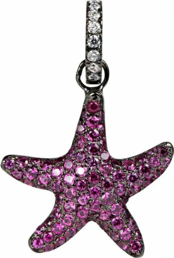 Lancaster JLA-PEN-STAR-5 Pendente Stella Argento 925 e Zirconite Viola