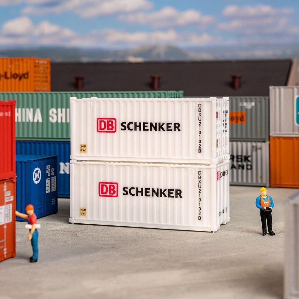 Faller 20' Container DB, 2er-Set 182053
