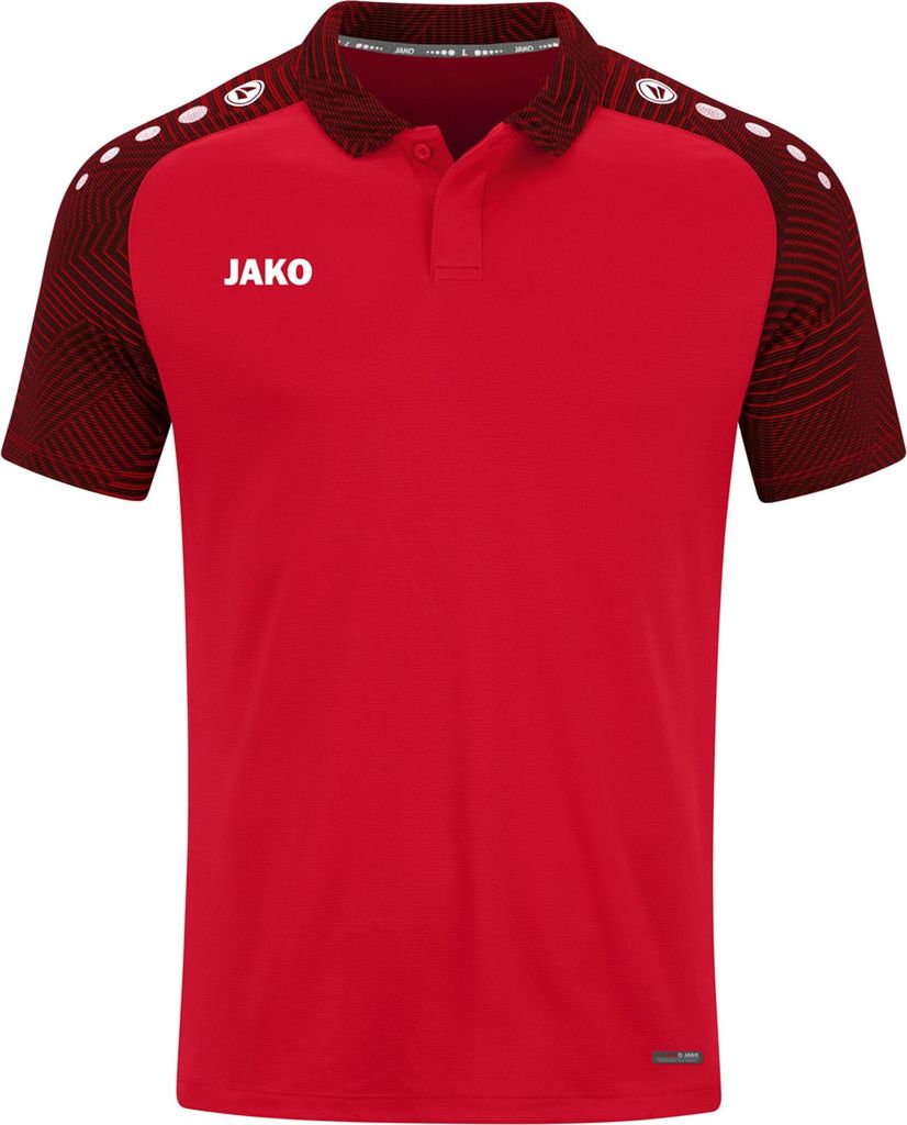 Jako Performance Poloshirt Damen - Rot / Schwarz