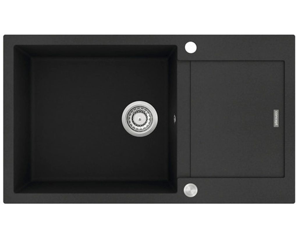 Granit-Küchenspüle Concept DG10L60bc Linea SCHWARZ