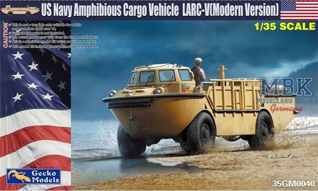 Véhicule Militaire LARC-V US Navy Maquette à Monter Gecko Models 1/35
