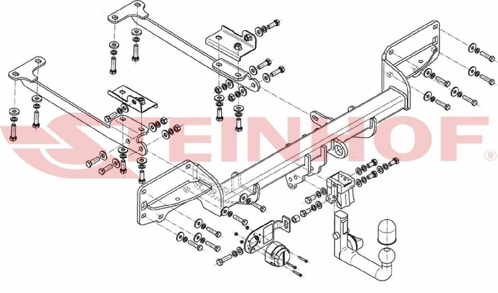 Z546940 Anhängerkupplung passend für LAND ROVER Range Rover 2013-2021 abnehmbar
