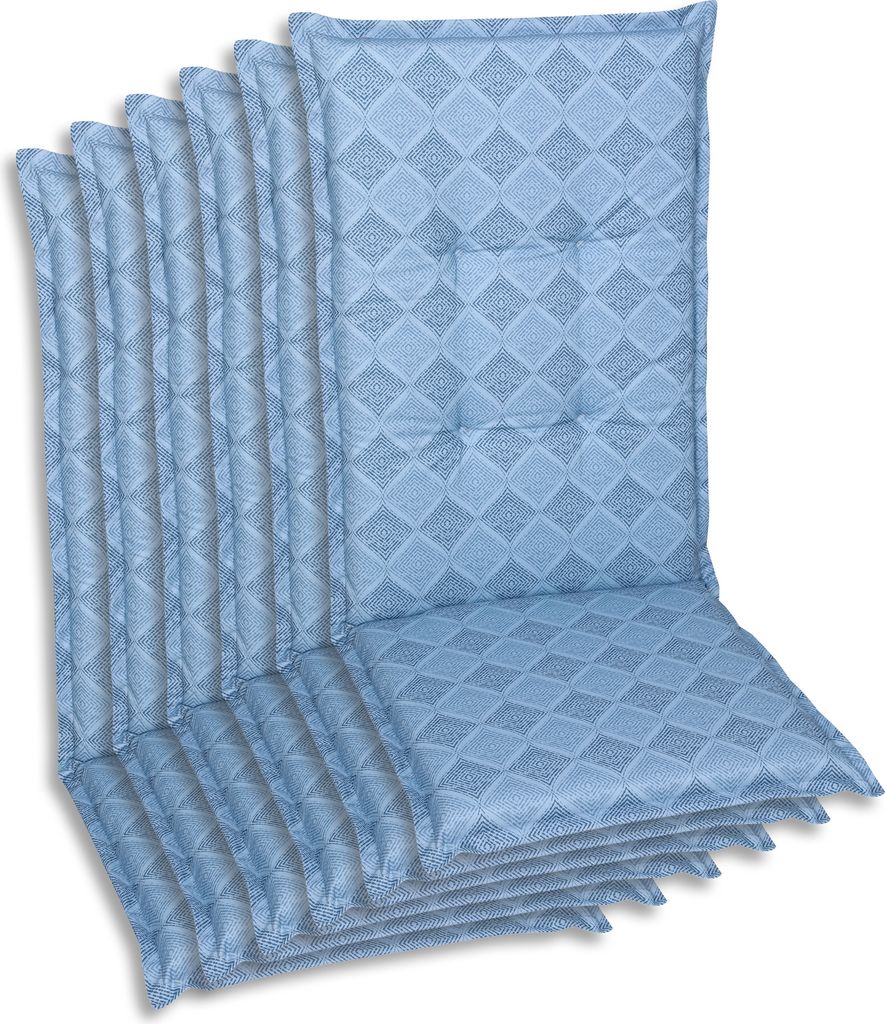 GO-DE Textil, Sesselauflage Hochlehner, 6er Set, Farbe: Produktbild 