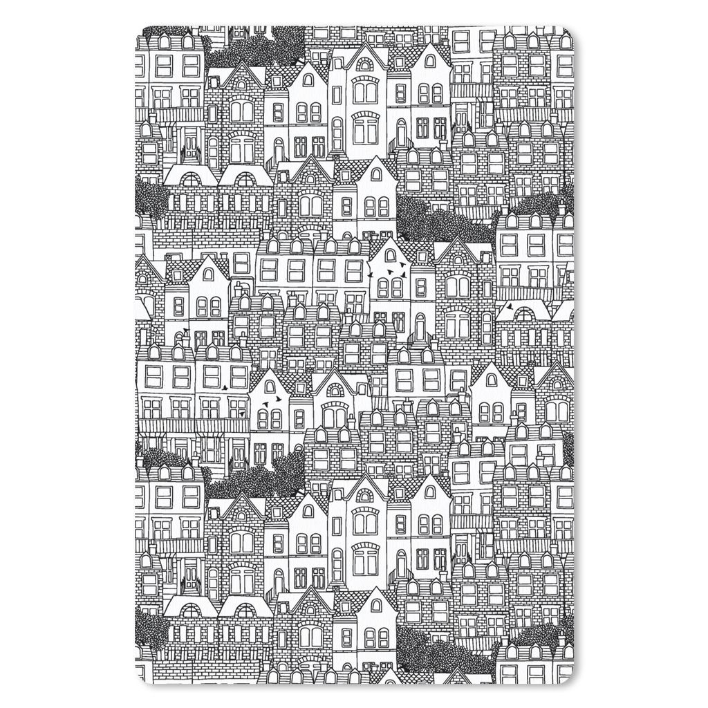 MuchoWow Mauspad Mousepad Haus - Muster - London 18x27 cm - Mousepads - Maus Mat - Pad - Mausunterlage