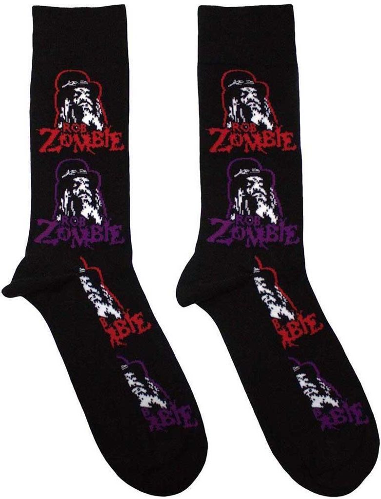 Rob Zombie - Socken für Herren/Damen Unisex RO11472 (40,5 EU - 45,5 EU) (Schwarz)