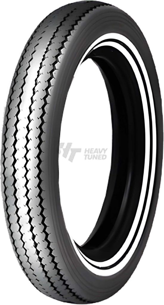 Pneus Shinko E-240 DW MT90-16 74H TT WW flanc blanc avant / Image du produit 