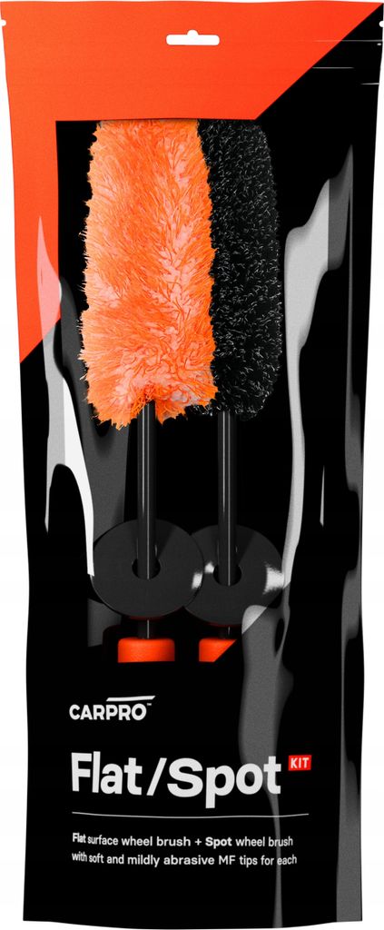CarPro FlatSpot Felgenbürsten-Set, 2 Stück, 2 x Felgenbürste