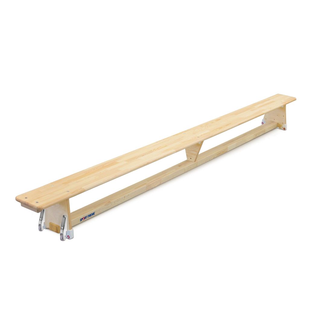 Sport-Thieme Turnbank "Original", 4,5 m, Mit Transportrollen