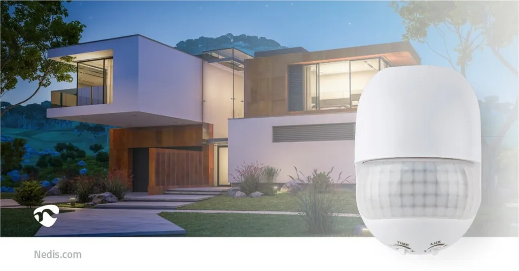 Détecteur de Présence Infrarouge pour Plafond Nedis Design Circulaire