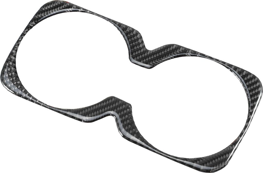 Rückseitiger Becherhalter A-Säulenverkleidung, Innenraumdekoration, für Chevrolet Colorado 2015-2022, Kleber, Kohlefaser-Muster Schwarz