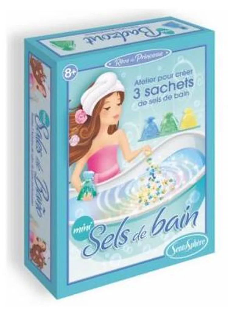 Mini Kit Sels de Bain Colorés - Coffret Sensoriel Educatif Sentosphère - 3