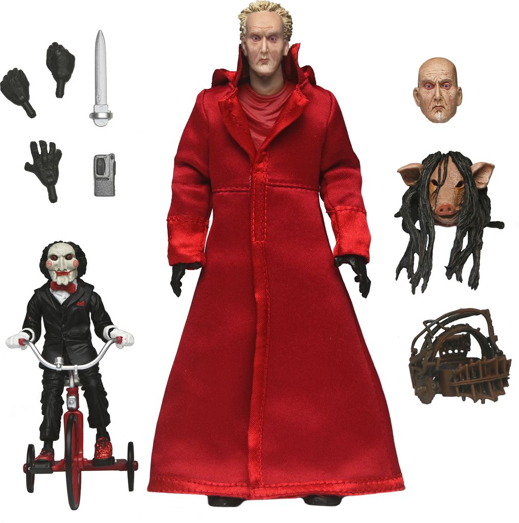 Saw Jigsaw Killer Red Robe Ultimate Action Figur 18cm Produktbild 