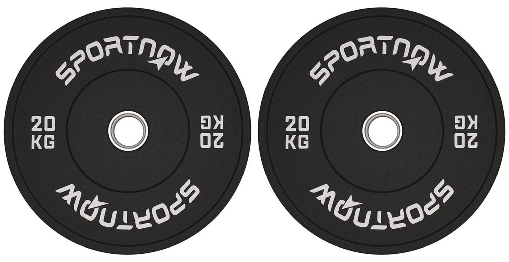 SPORTNOW Sada 2 činkových závaží, 2 x 20 kg, sada činkových Obrázek produktu 