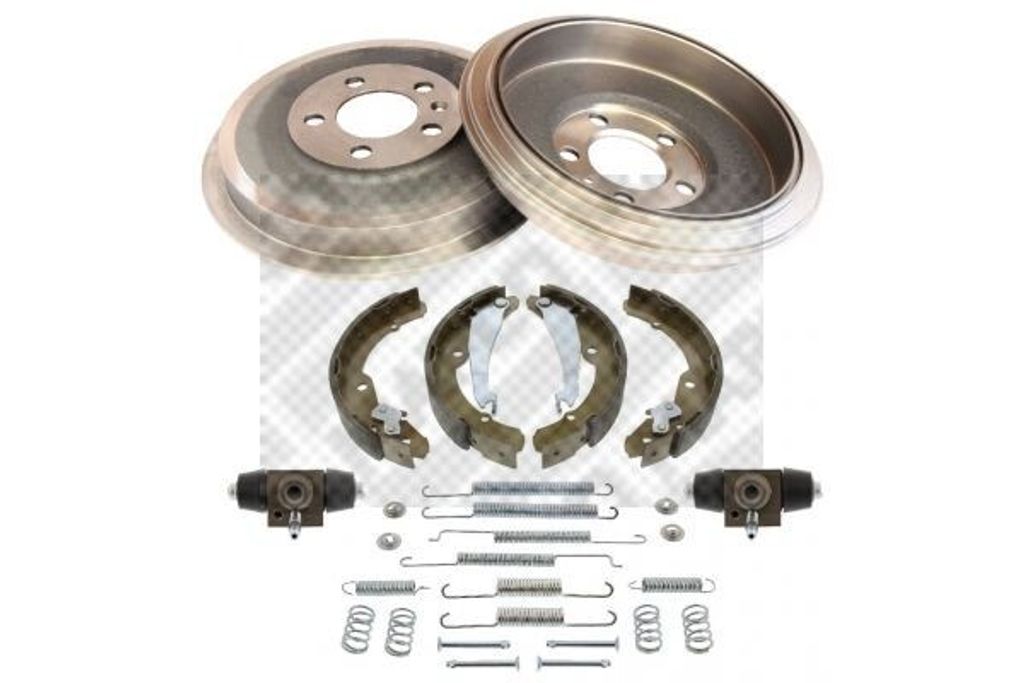 MAPCO 35707/3 Bremsensatz Trommelbremse Hinten für SKODA Produktbild 