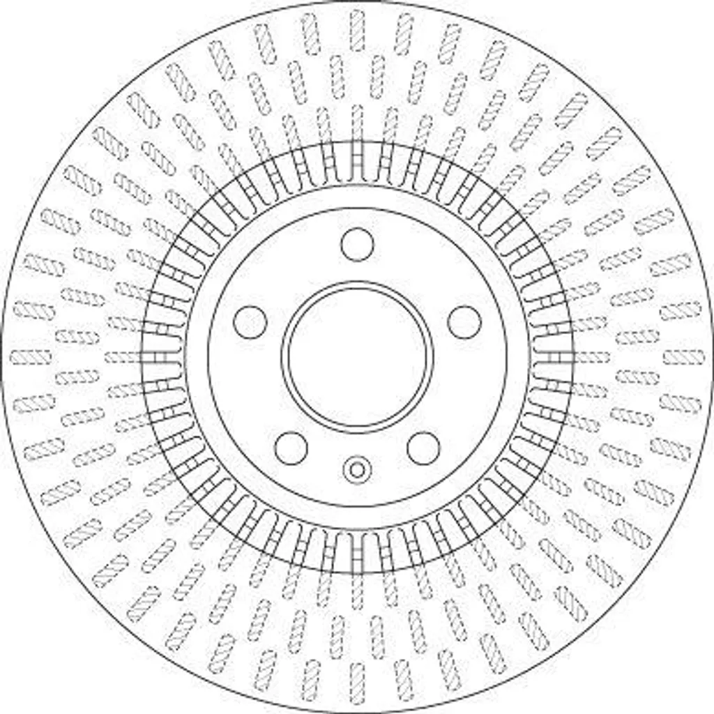 Disque de frein haute performance TRW DF6216 OE 4G0615301K ventilé